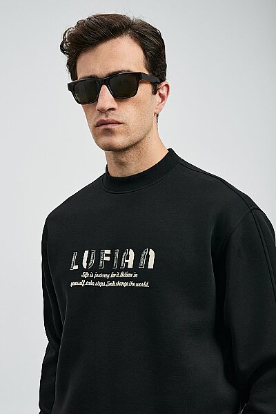 Oracle Men’s Sweatshirt Black - 5