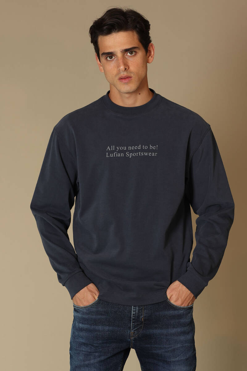Orsa Erkek Sweatshirt Lacivert - 2