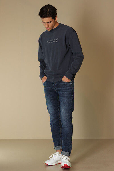 Orsa Erkek Sweatshirt Lacivert - 3