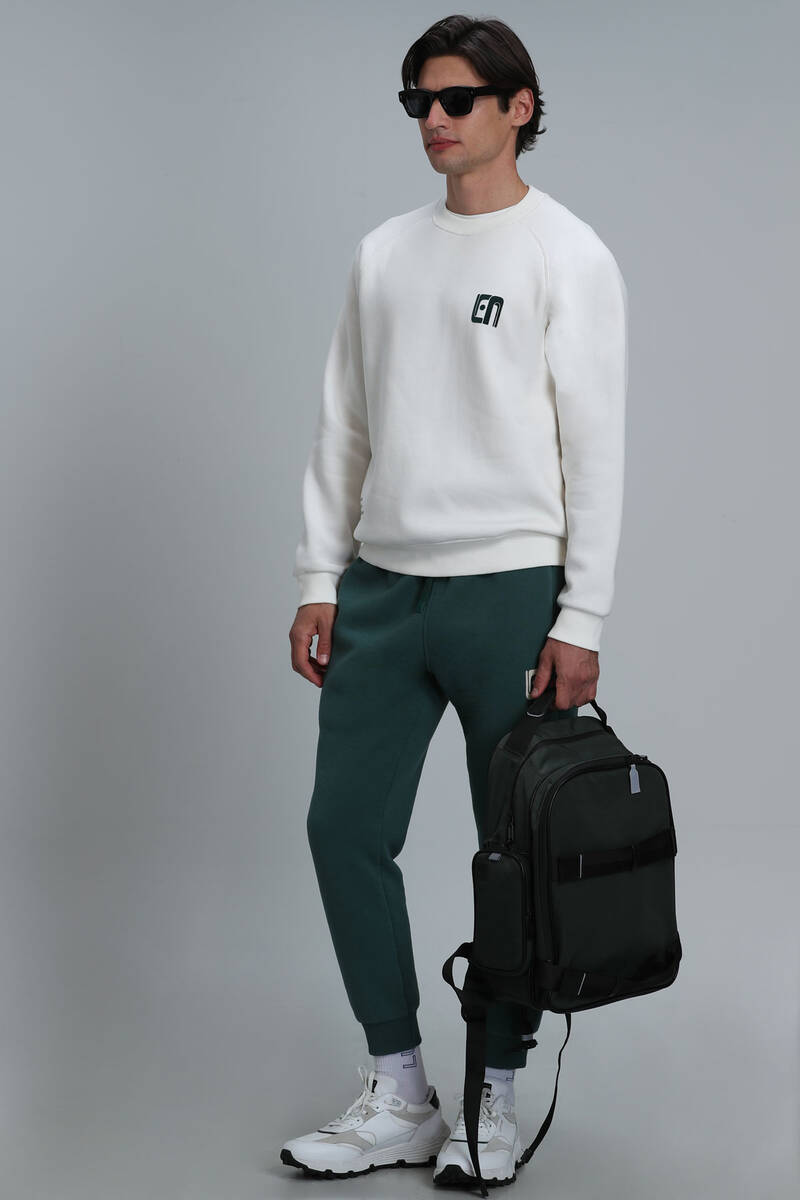Owen Erkek Sweatshirt Kırık Beyaz - 2