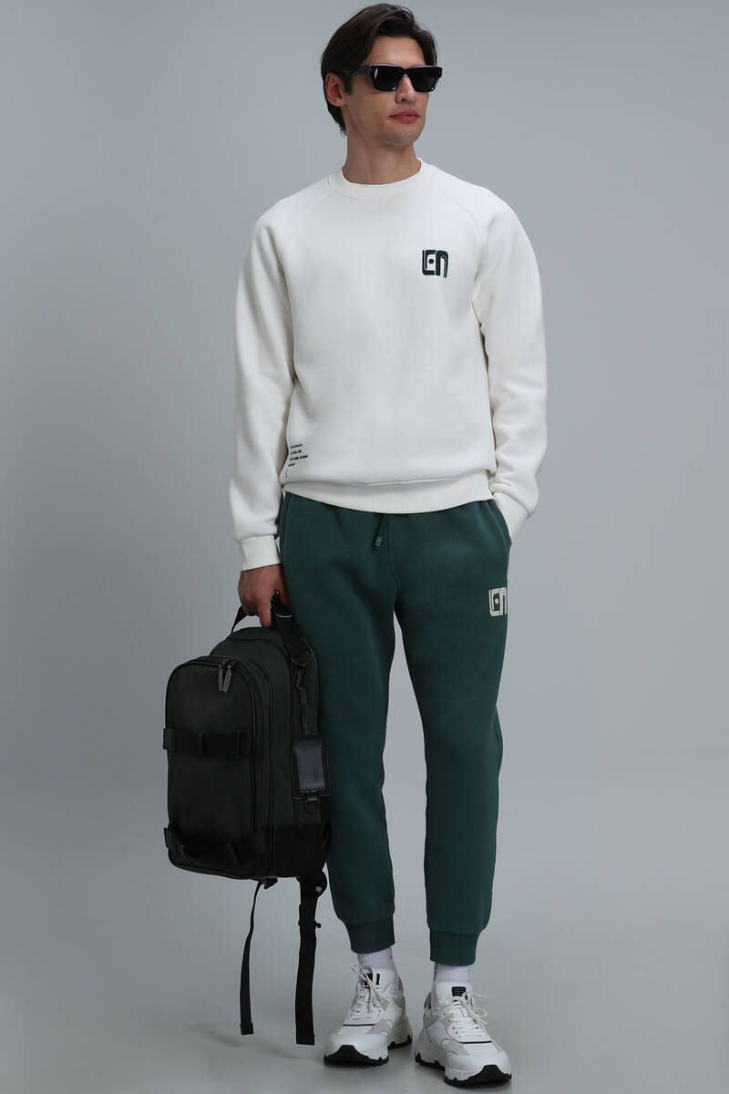 Owen Erkek Sweatshirt Kırık Beyaz - 5