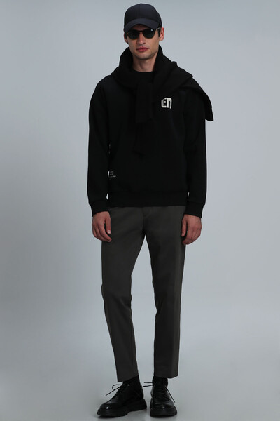Owen Erkek Sweatshirt Siyah - 2