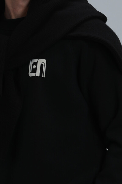 Owen Erkek Sweatshirt Siyah - 3