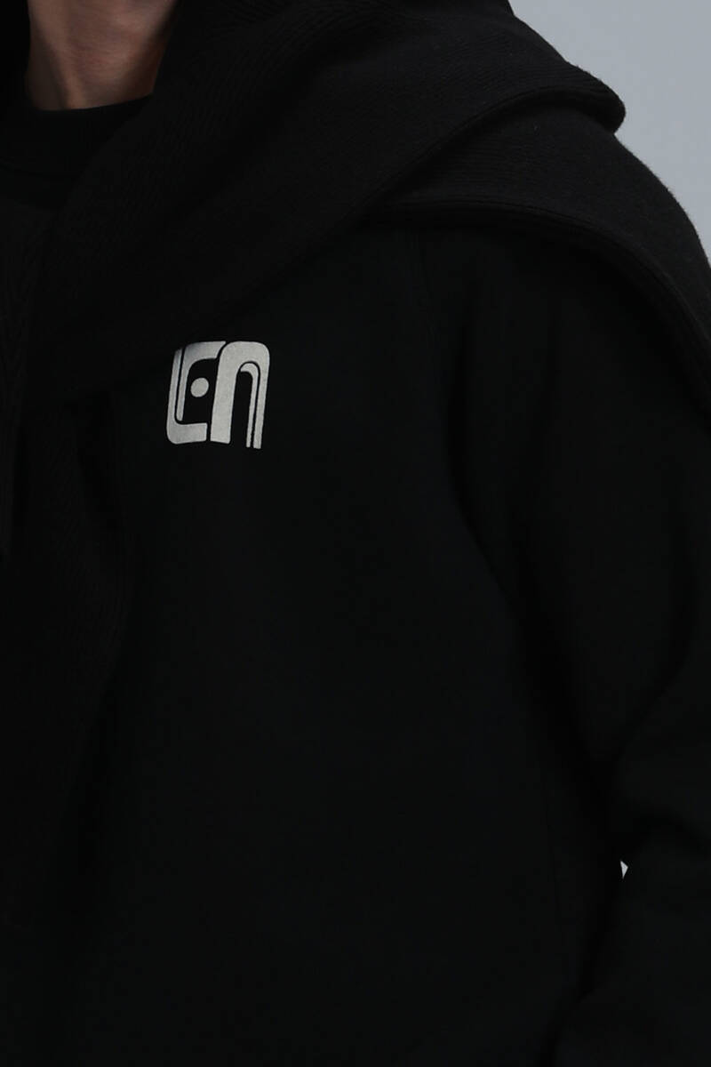 Owen Erkek Sweatshirt Siyah - 3