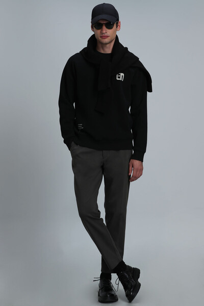 Owen Erkek Sweatshirt Siyah - 4