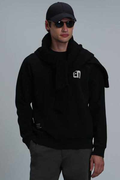Owen Erkek Sweatshirt Siyah - 5