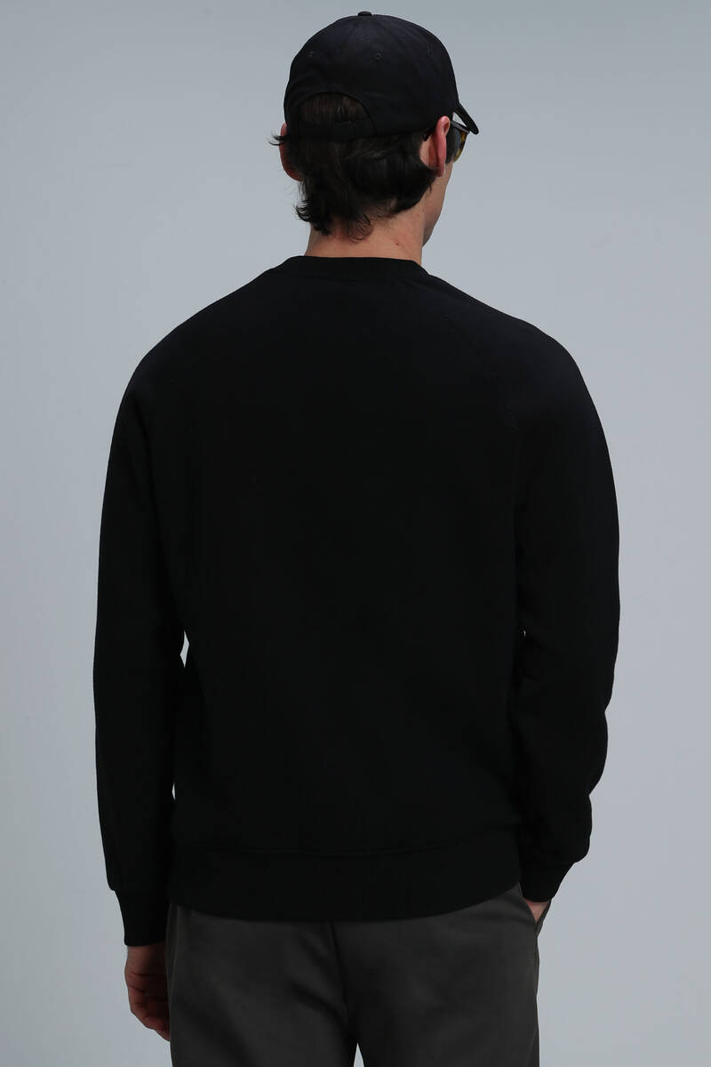 Owen Erkek Sweatshirt Siyah - 6