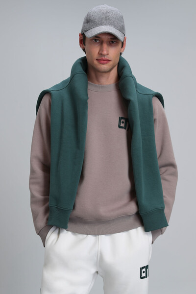 Owen Erkek Sweatshirt Vizon - 1