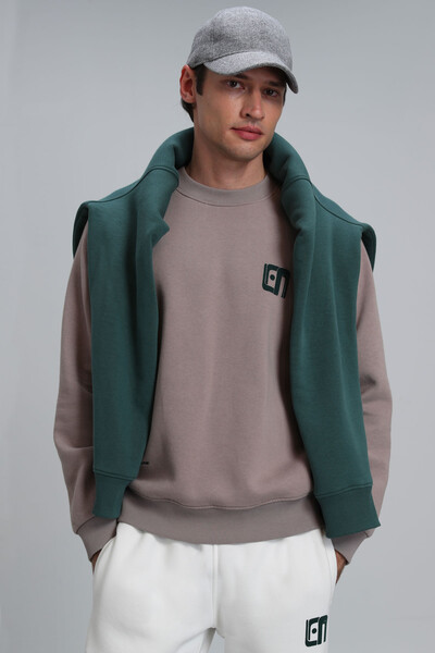Owen Erkek Sweatshirt Vizon - 5