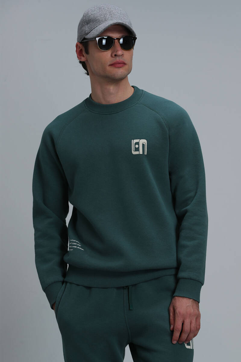Owen Erkek Sweatshirt Yeşil - 1