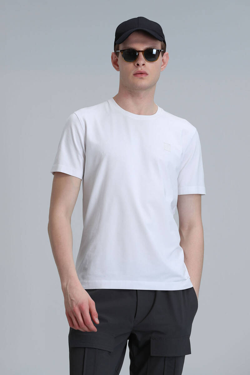 Pablo Modern Grafik T-Shirt Beyaz - 1