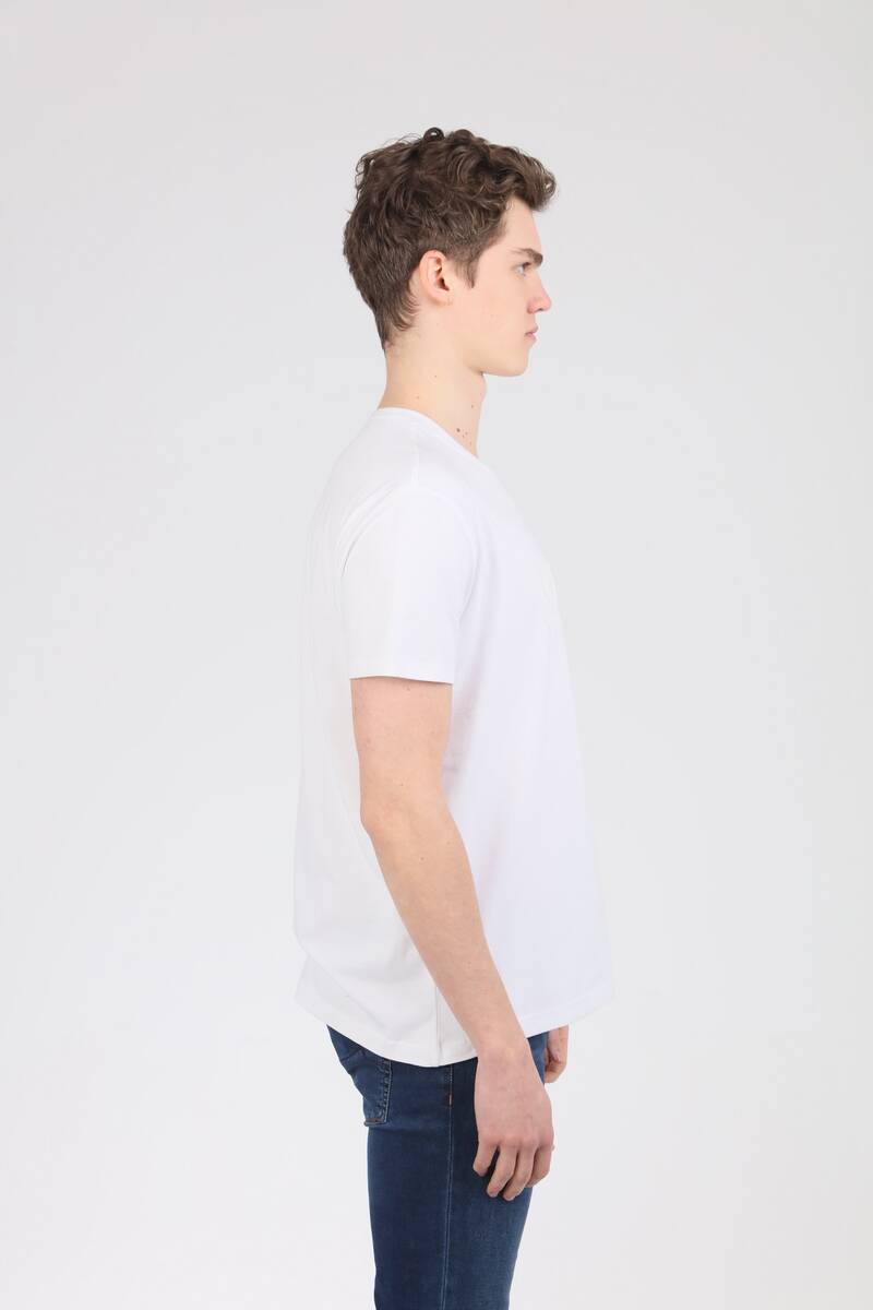 Pale Men's T-Shirt White - 3