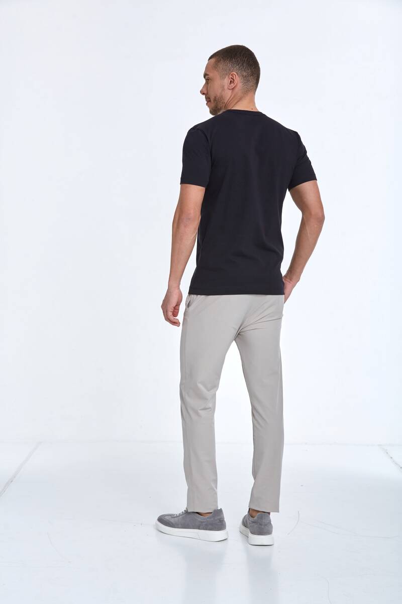 Palm Printed Cotton Crew Neck T-Shirt - 10