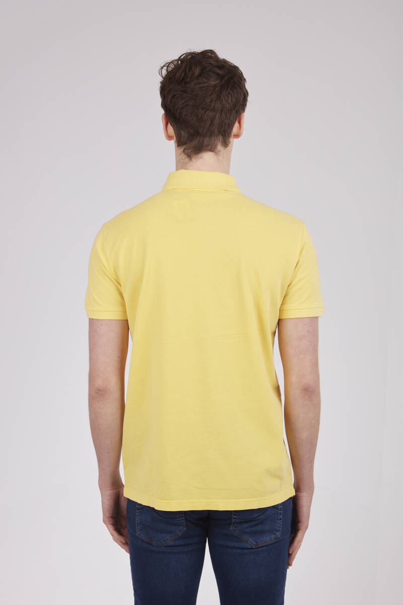 Parker Polo Men's T-Shirt Yellow - 4