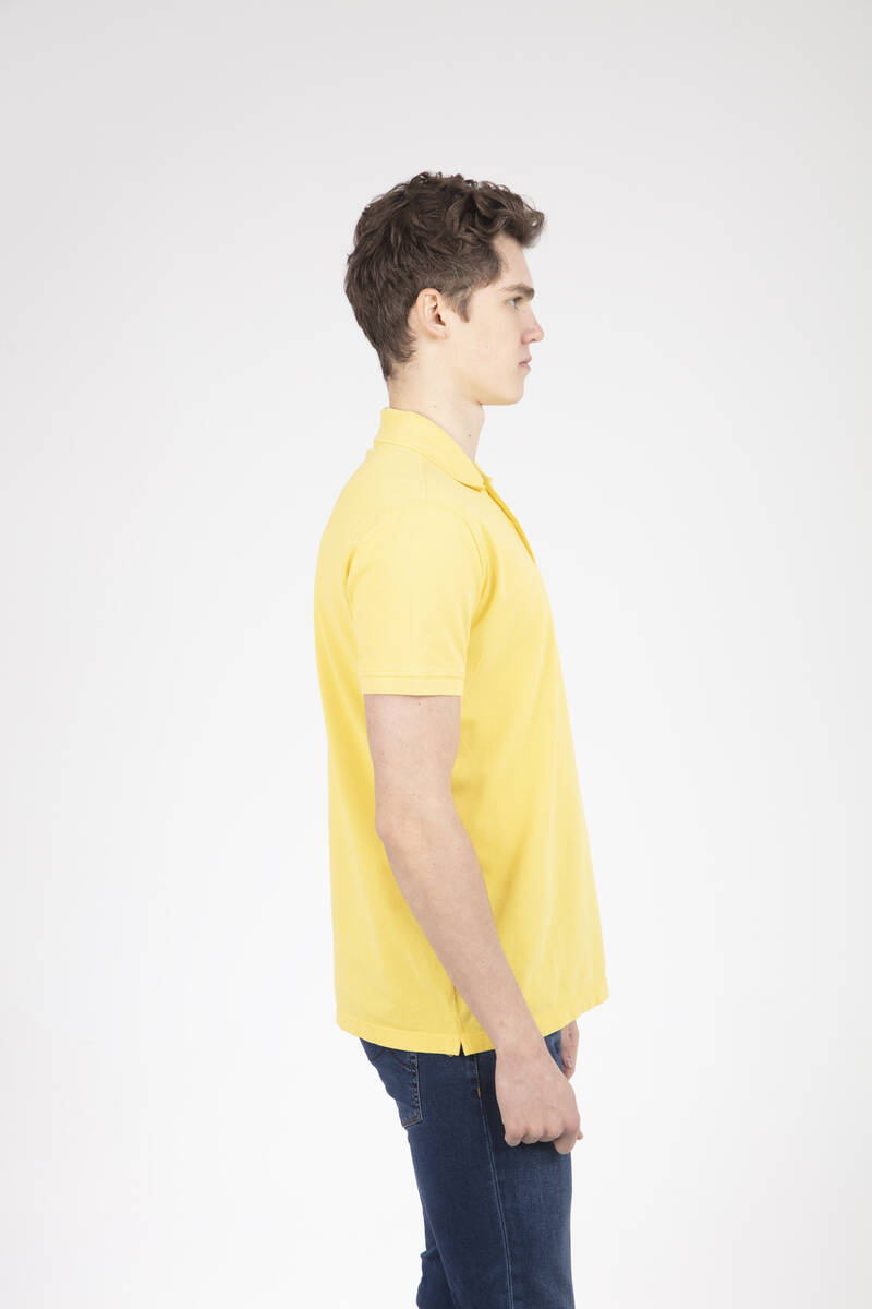 Мужская футболка Parker Polo желтая - 3