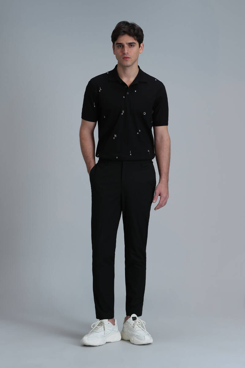 Pascal Smart Men's Polo T-Shirt Black - 2