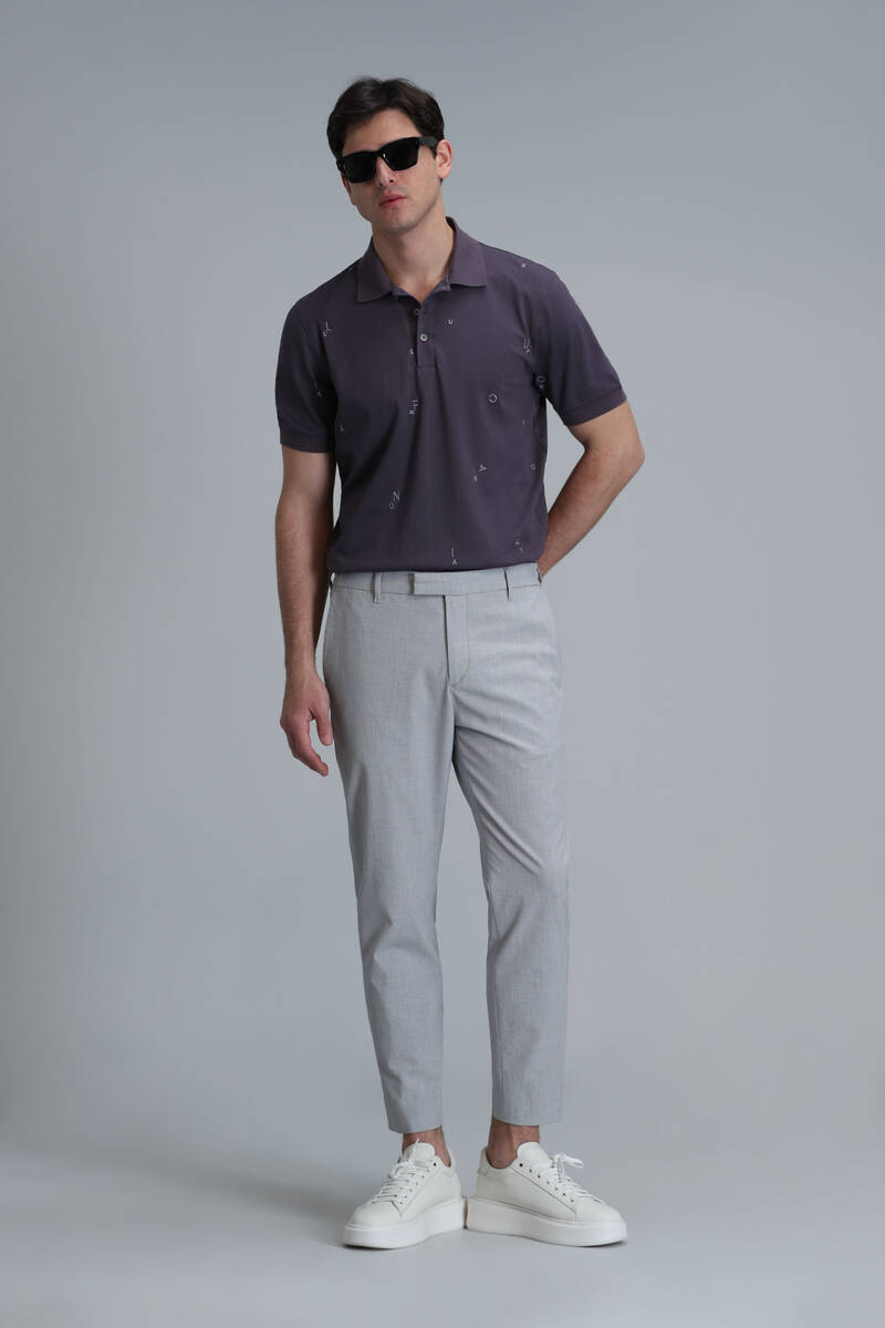 Pascal Smart Men's Polo T-Shirt Plum - 4