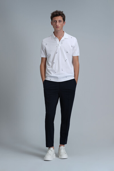 Pascal Smart Men's Polo T-Shirt White - 2