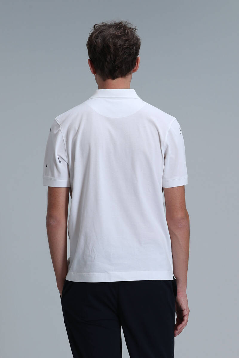 Pascal Smart Men's Polo T-Shirt White - 6