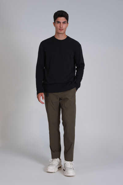 Patrice Erkek Uzun Kol Tişört Siyah - 3