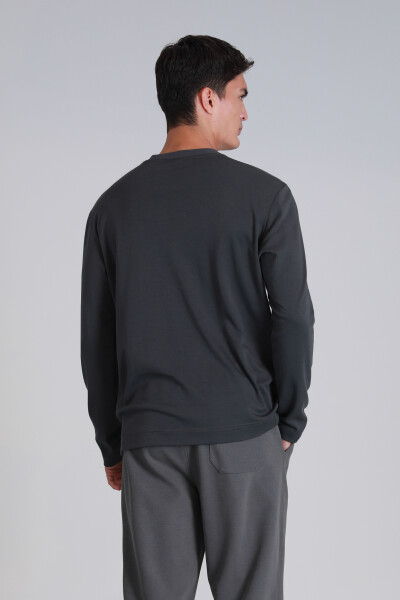 Patrice Men's Long Sleeve T-Shirt Khaki - 6