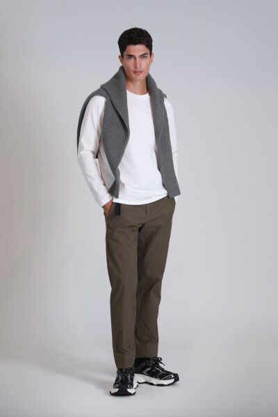 Patrice Men's Long Sleeve T-Shirt Off White - 4