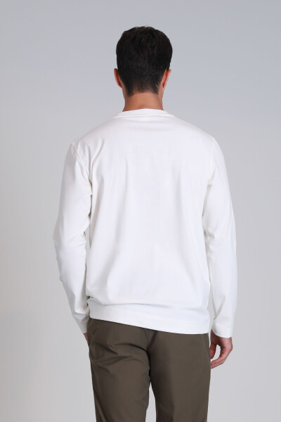 Patrice Men's Long Sleeve T-Shirt Off White - 6