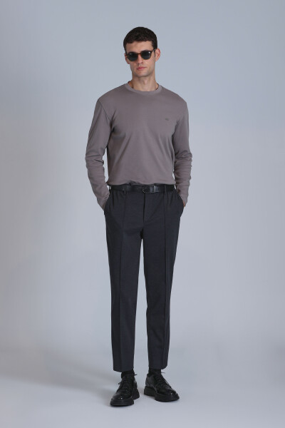 Patrice Men's Long Sleeve T-Shirt Sand - LUFIAN (1)