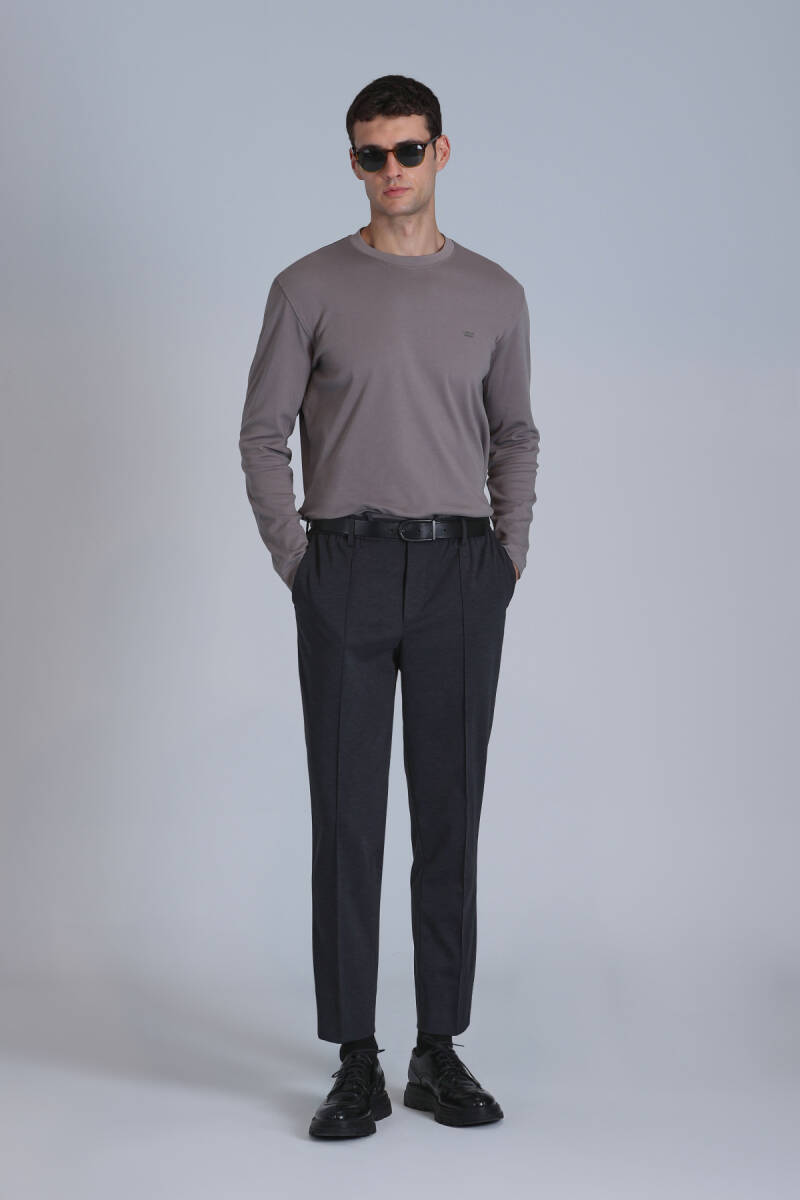 Patrice Men's Long Sleeve T-Shirt Sand - 2