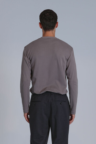 Patrice Men's Long Sleeve T-Shirt Sand - 6