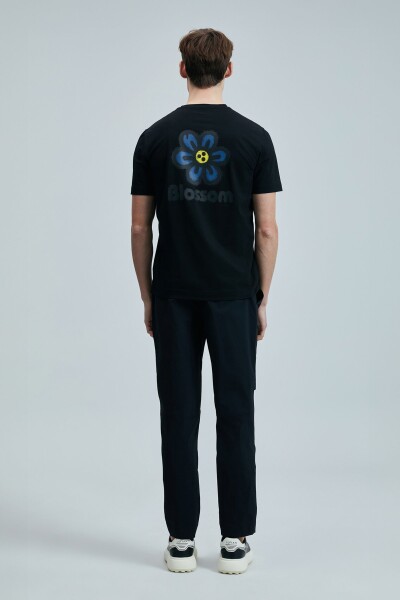 Peace Modern Grafik T- Shirt Siyah - 6