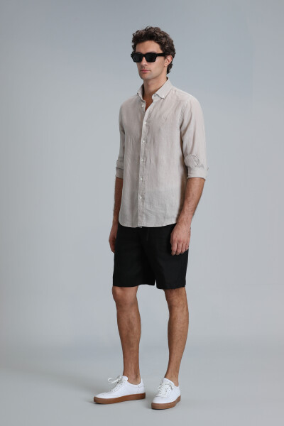 Peler Sport Men's Chino Shorts Slim Fit Black - 5