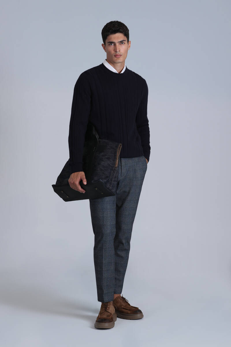 Peter Smart Erkek Chino Pantolon Slim Fit Gri - 5