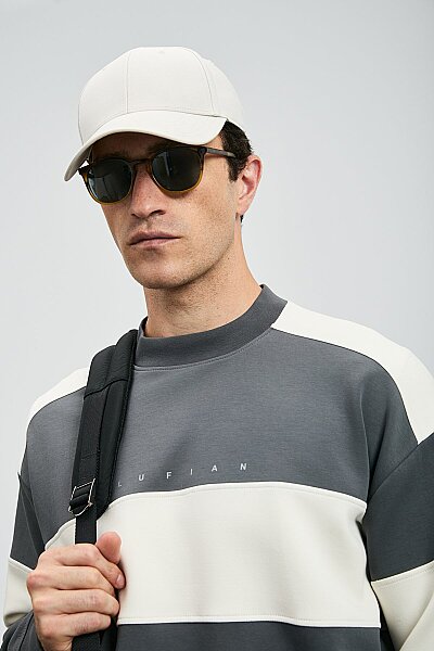 Pıeces Men’s Sweatshirt Dark Grey - 5