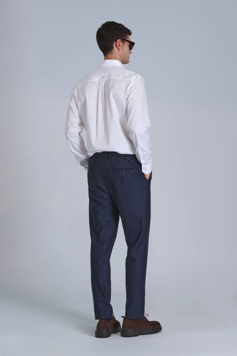 Pier Spor Men's Chino Pants Slim Fit Navy Blue - 6