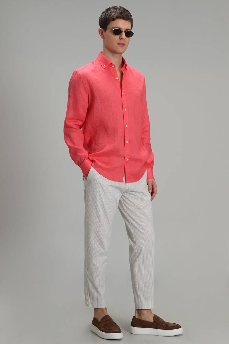 Pitaya Erkek Keten Gömlek Comfort Fit - 37