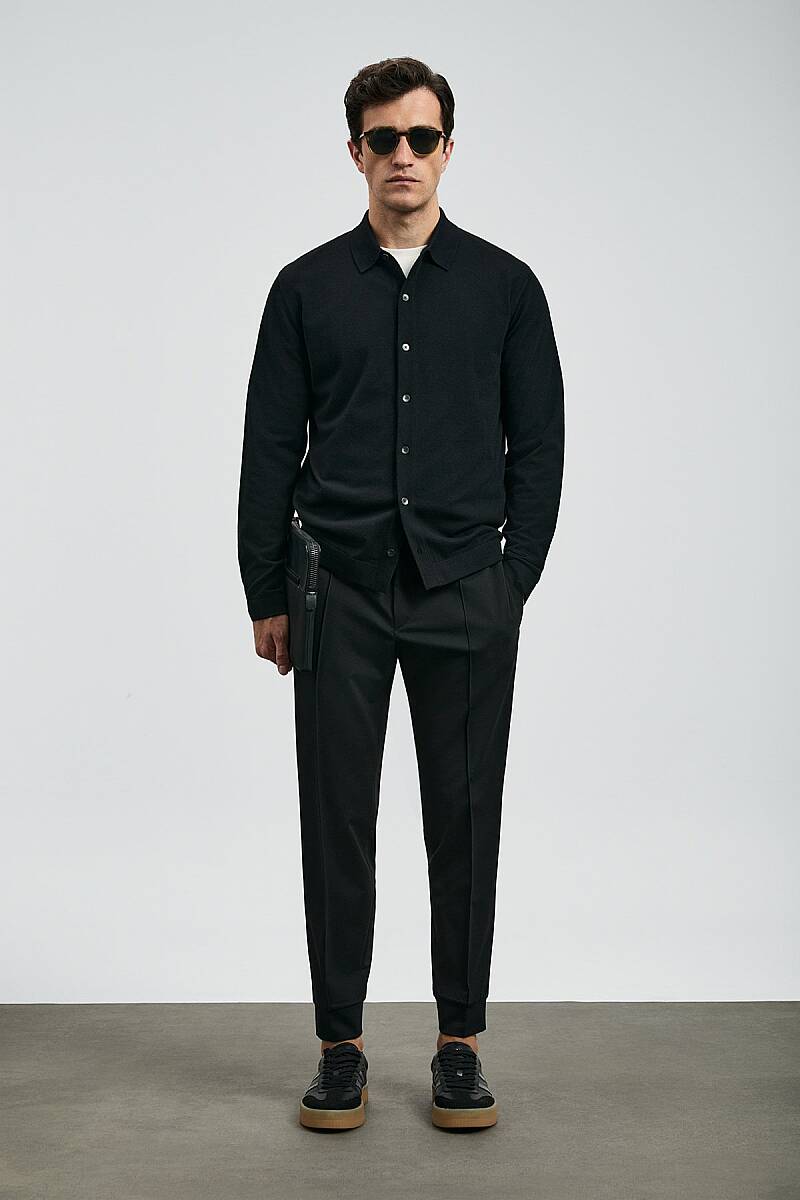 Pıto Jogger Pantolon Slim Fit Siyah - 4
