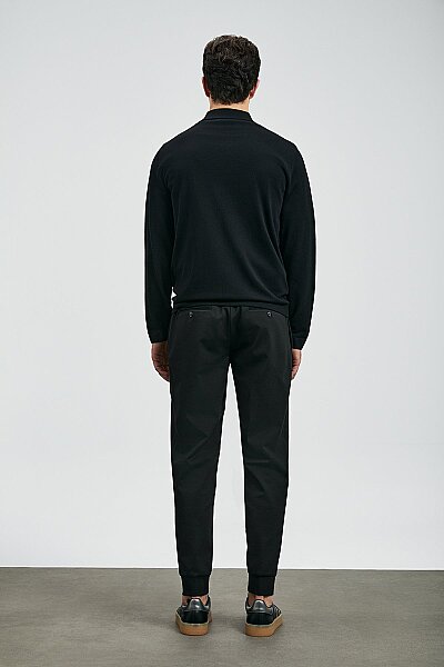 Pıto Jogger Pantolon Slim Fit Siyah - 6