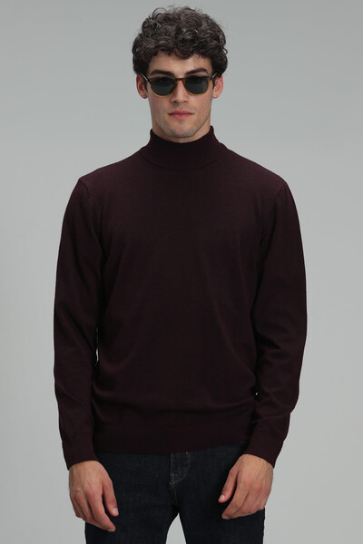 LUFIAN - Poınt Men's Mock Turtleneck Sweater