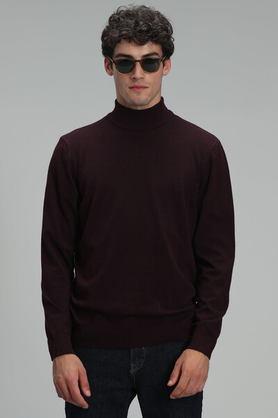 Poınt Men's Mock Turtleneck Sweater - 1