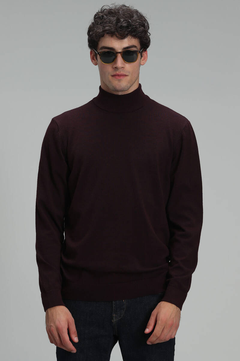 Poınt Men's Mock Turtleneck Sweater - 1