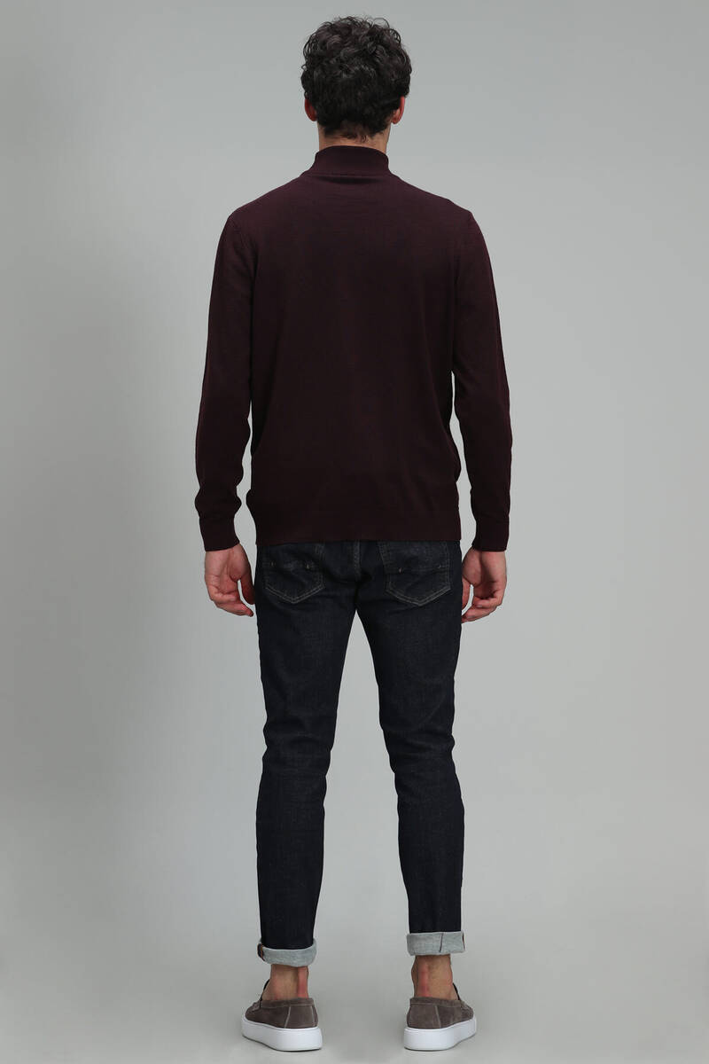 Poınt Men's Mock Turtleneck Sweater - 3