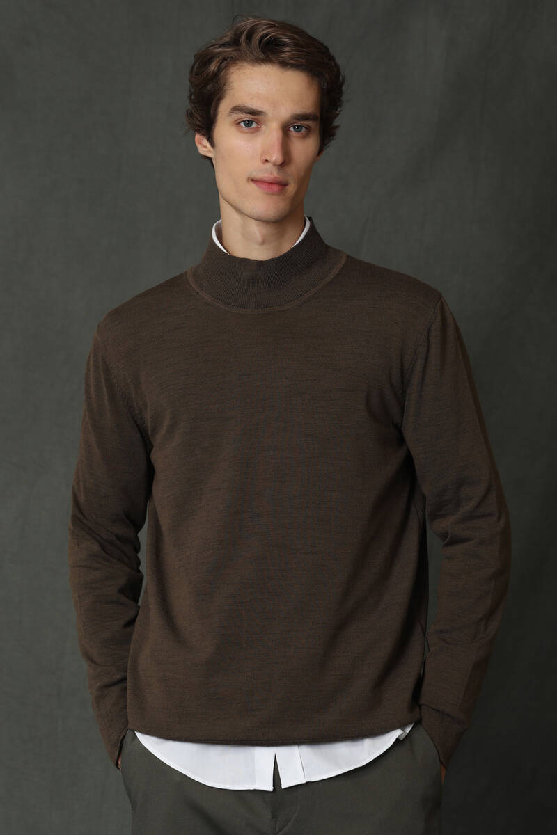 Poınt Men's Mock Turtleneck Sweater - 7