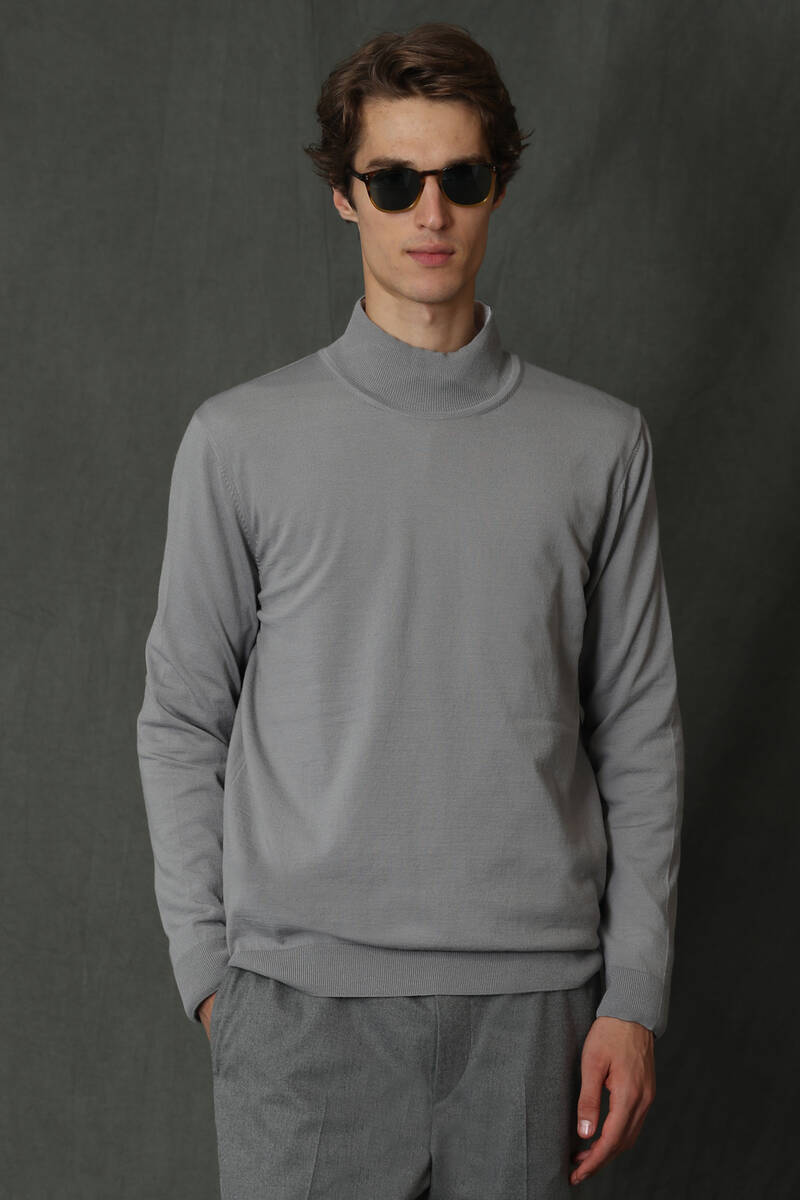 Poınt Men's Mock Turtleneck Sweater - 13