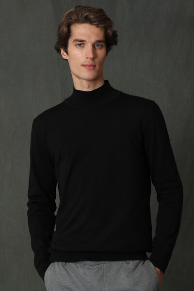 Poınt Men's Mock Turtleneck Sweater - 18