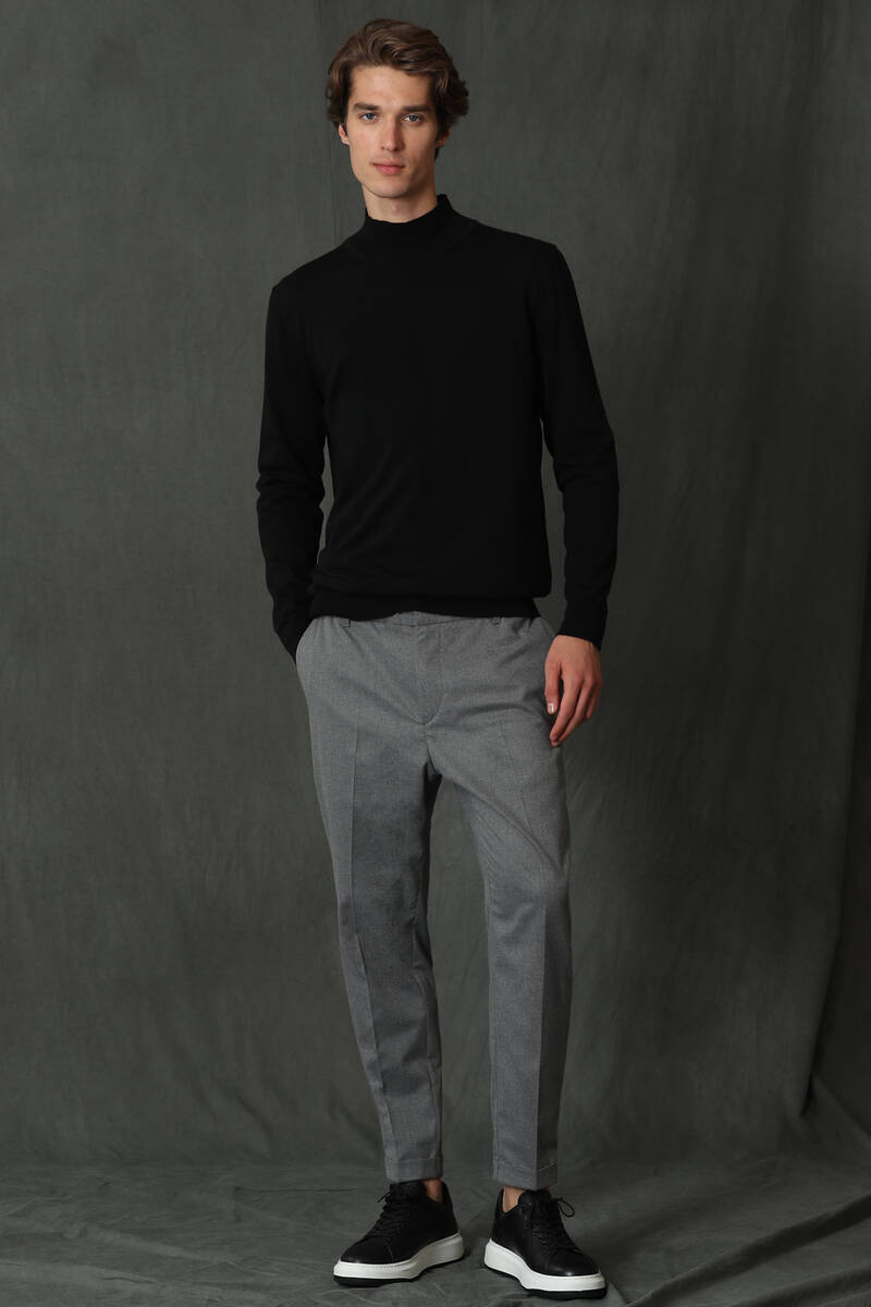 Poınt Men's Mock Turtleneck Sweater - 21