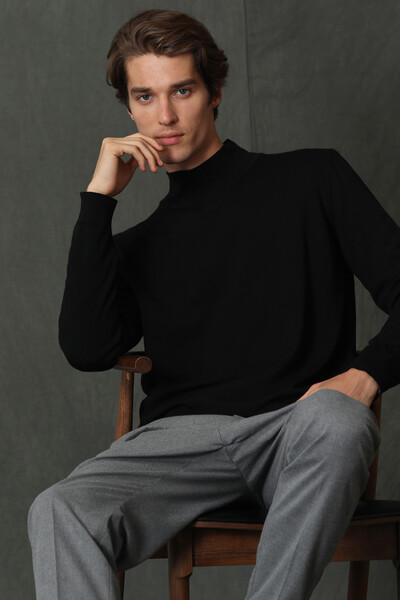 Poınt Men's Mock Turtleneck Sweater - 22