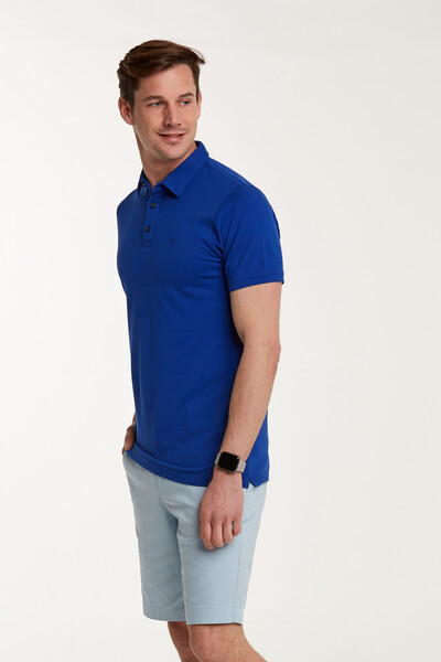 VOLTAJ - Polo Neck Men's T-Shirt with Same Collar (1)