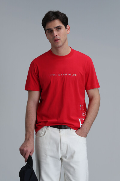 Potter Modern Grafik T-Shirt Kırmızı 