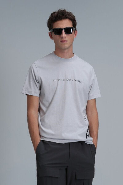 Potter Modern Grafik T-Shirt Taş 